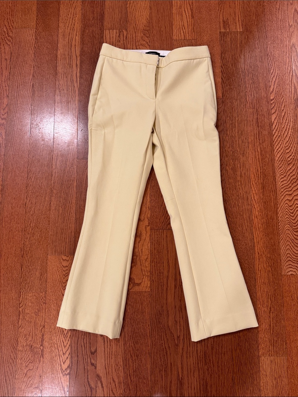 Theory yellow pants